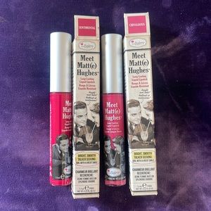 The Matte Hughes Long Lasting Lipstick 2 tubes 7.4 ml each.